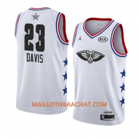 Maillot NBA New Orleans Pelicans Anthony Davis 23 2019 All-Star Jordan Brand Blanc Swingman - Homme